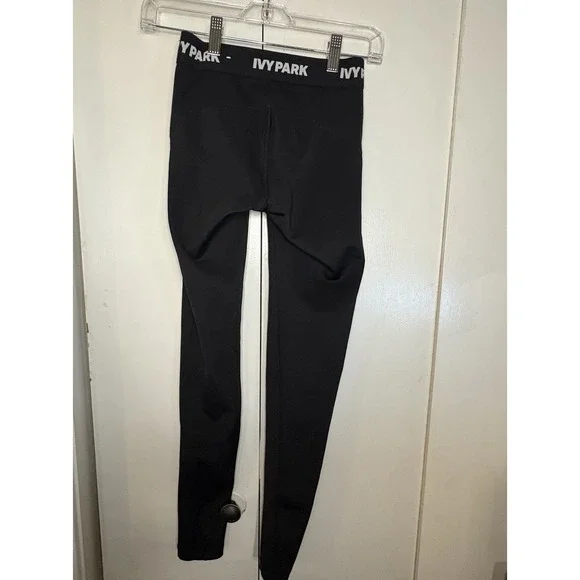 Ivy Park Women's Black Festival Logo Waist Leggings Size XS - Picture 3 of 6